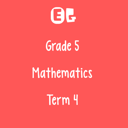 Grade 5 | Mathematics Test Paper | Term 4