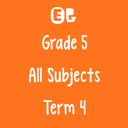 Grade 5 | All Subjects Test Bundle | Term 4